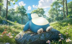 1/20 Scale World Zukan Snorlax & Zarude & Evolution of Fearow Set - Pokemon Resin Statue - Wonder Studio