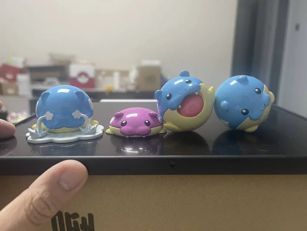 1/20 Scale World Zukan Spheal Set - Pokemon Resin Statue - The Studio