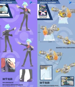 1/20 Scale World Zukan Steven Stone & Metagross with Meteor Mash - Pokemon Resin Statue - QN Studios