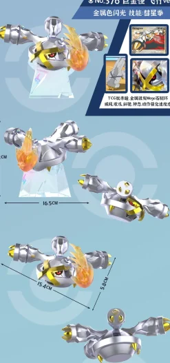 1/20 Scale World Zukan Steven Stone & Metagross with Meteor Mash - Pokemon Resin Statue - QN Studios
