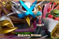 1/20 Scale World Zukan Steven & Pokemons Set - Pokemon Resin Statue - DianCangGuan Studios