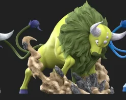 1/20 Scale World Zukan Tauros - Pokemon Statue - Wonder Studio