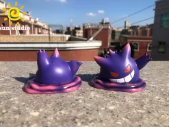 1/20 Scale World Zukan Through The Wall Gengar & Scary Gengar - Pokemon Statue - sun Studio