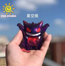 1/20 Scale World Zukan Through The Wall Gengar & Scary Gengar - Pokemon Statue - sun Studio