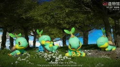1/20 Scale World Zukan Turtwig Set - Pokemon Statue - ZaoWuGuan Studio
