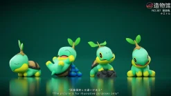 1/20 Scale World Zukan Turtwig Set - Pokemon Statue - ZaoWuGuan Studio
