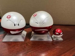 1/20 Scale World Zukan Voltorb & Electrode - Pokemon Statue - sun Studio