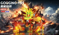 1/20 Scale World Zukan Walking Wake & Gouging Fire & Raging Bolt - Pokemon Resin Statue - Wonder Studio