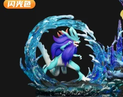 1/20 Scale World Zukan Walking Wake & Gouging Fire & Raging Bolt - Pokemon Resin Statue - Wonder Studio