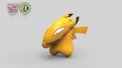 1/20 Scale World Zukan Zangoose & Seviper & Pikachu - Pokemon Resin Statue - EC-Studio