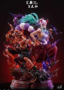 1/5 Scale Yamato & Portgas D. Ace with LED - ONE PIECE Resin Statue - LX-Studios