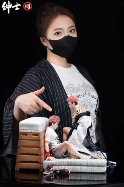 1/6 Scale Yuji Itadori's delusion equipment room & Ryomen Sukuna - Jujutsu Kaisen Resin Statue - ShenShi18 Studios