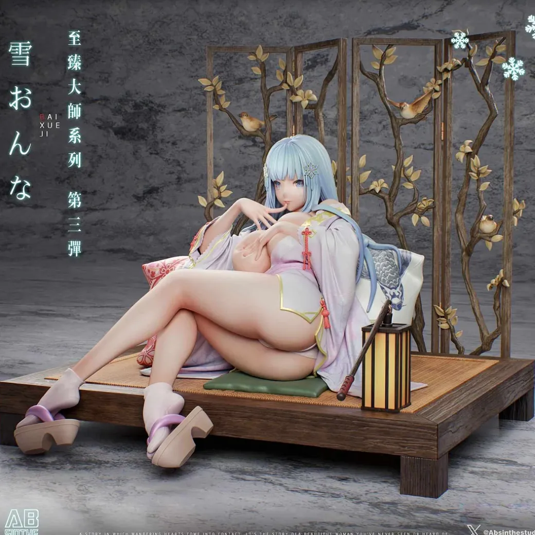 1/4 Scale Yuki Onna - Bishoujo Mangekyou Ibun Yuki Onna Statue - ABsinthe Studios