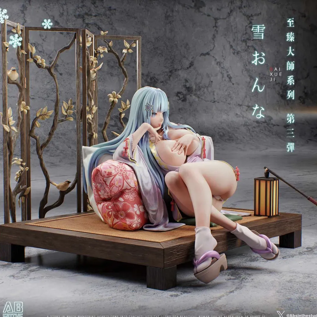 1/4 Scale Yuki Onna - Bishoujo Mangekyou Ibun Yuki Onna Statue - ABsinthe Studios