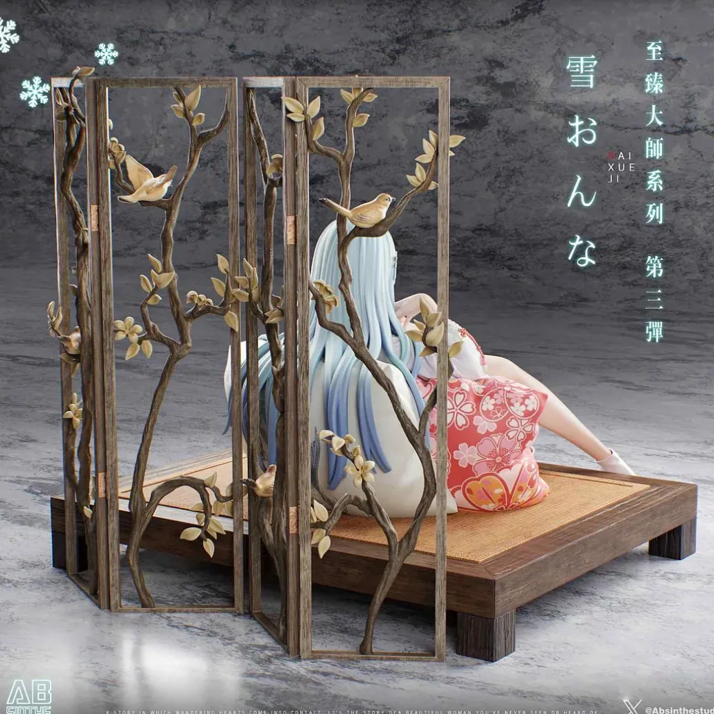 1/4 Scale Yuki Onna - Bishoujo Mangekyou Ibun Yuki Onna Statue - ABsinthe Studios