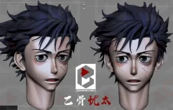 1/6 Scale Yuta Okkotsu & Rika Orimoto - Jujutsu Kaisen Resin Statue - Black And White Studio