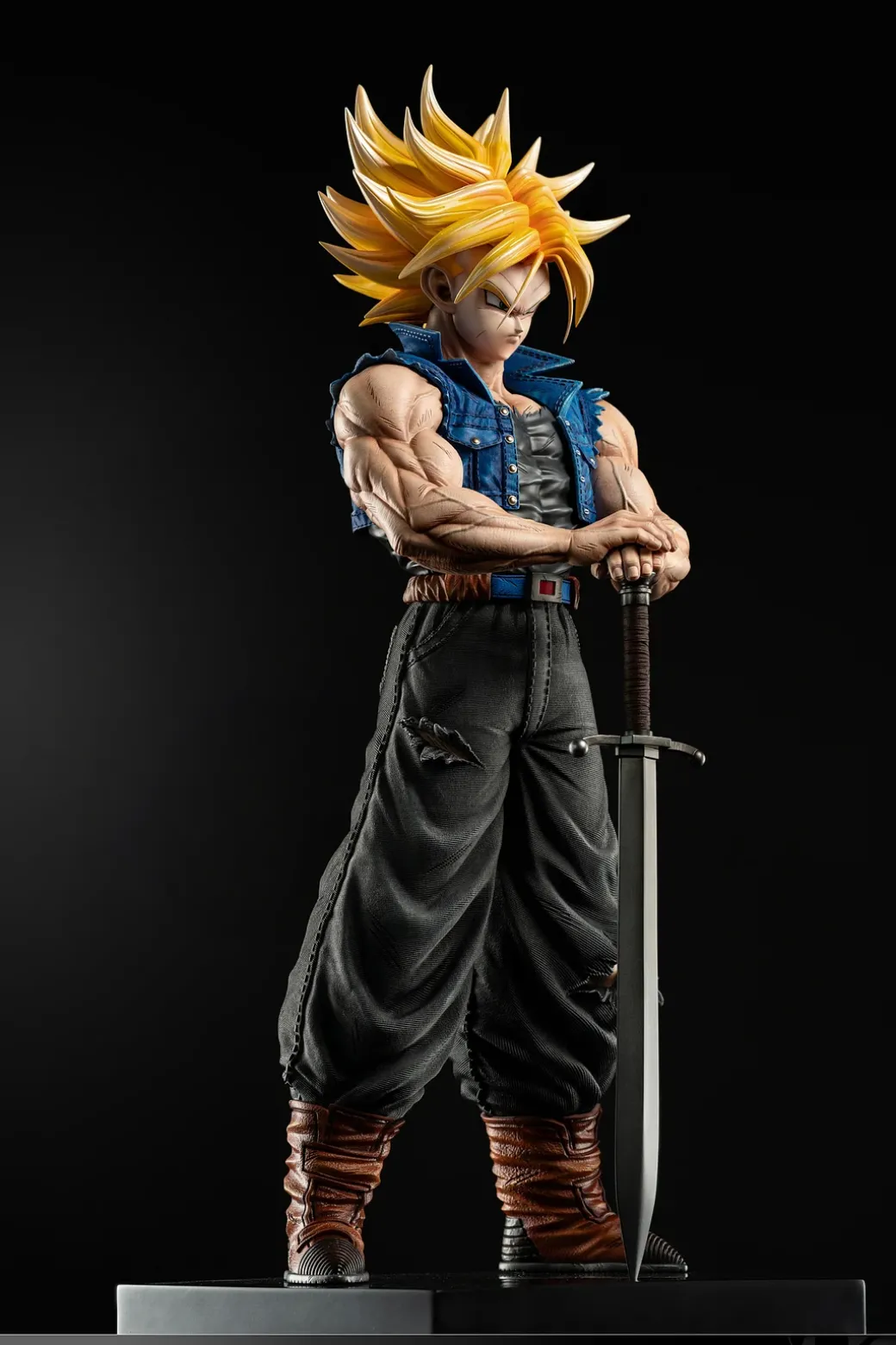 1/4 Scale Zukan Series Future Trunks - Dragon Ball Resin Statue - Two Percent Studio