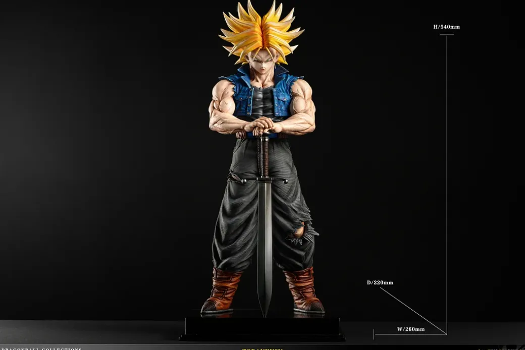 1/4 Scale Zukan Series Future Trunks - Dragon Ball Resin Statue - Two Percent Studio