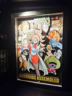 A3 & A4 Size Androids Assembled 3D Decoration Painting - Dragon Ball - Raven Studio