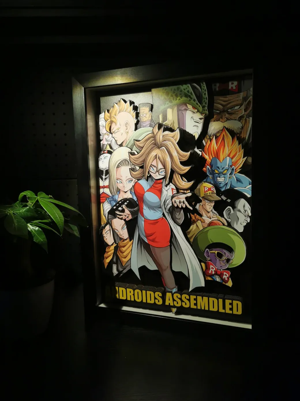 A3 & A4 Size Androids Assembled 3D Decoration Painting - Dragon Ball - Raven Studio
