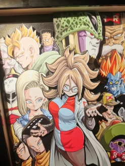 A3 & A4 Size Androids Assembled 3D Decoration Painting - Dragon Ball - Raven Studio
