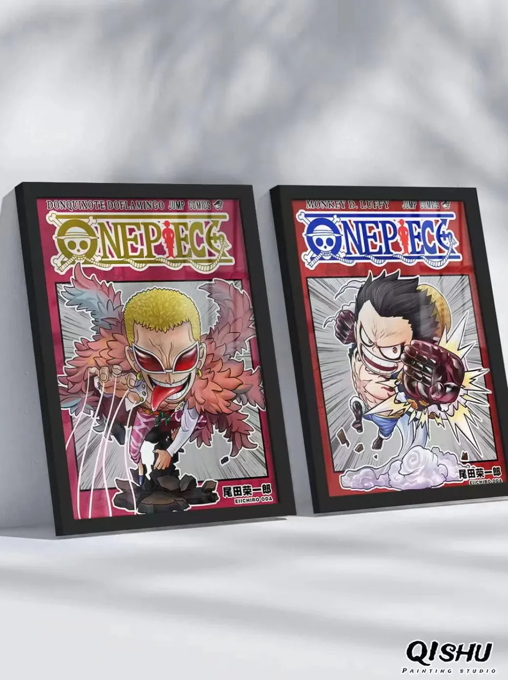 A3 & A4 Size Characters of ONE PIECE POP Scale Donquixote Doflamingo Decoration Painting - ONE PIECE - QiShu Studios