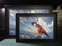 A2 & A3 Size DMP-002 Goodbye Akira Toriyama Son Goku Decorative Painting - Dragon Ball Decorative Painting - Drunky Monkey Crew Studio
