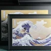 A2 & A3 Size DMP-005 The Great Wave off Kanagawa Decorative Painting - Dragon Ball Decorative Painting - Drunky Monkey Crew Studio