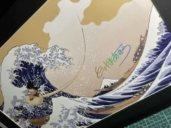 A2 & A3 Size DMP-005 The Great Wave off Kanagawa Decorative Painting - Dragon Ball Decorative Painting - Drunky Monkey Crew Studio