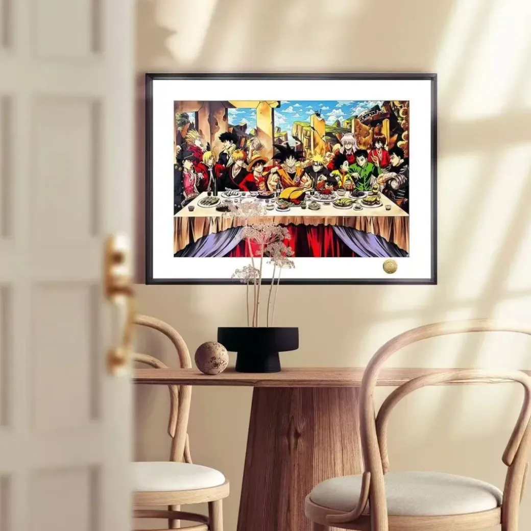 A3 Size Son Goku's Dinner Decorative Painting - Dragon Ball Decoration Painting - HuangGua Studio