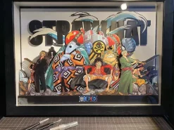 A3 Size Straw Hat Pirates 3D Decorative Painting - ONE PIECE - Raven Studio
