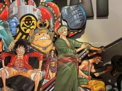 A3 Size Straw Hat Pirates 3D Decorative Painting - ONE PIECE - Raven Studio