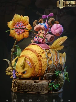 Adventure in Forest Tony Tony Chopper & Yellow Worm - ONE PIECE Resin Statue - MJ Studio