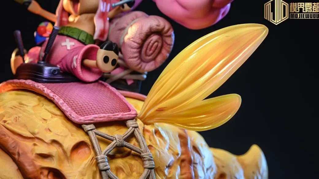 Adventure in Forest Tony Tony Chopper & Yellow Worm - ONE PIECE Resin Statue - MJ Studio