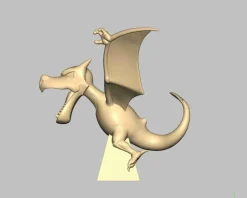 Aerodactyl & Snorlax - Pokemon Statue - MC BOX Studio