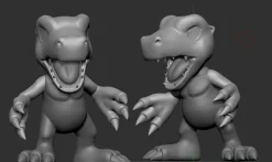 Agumon - Digimon Statue - DaiXiaoSi