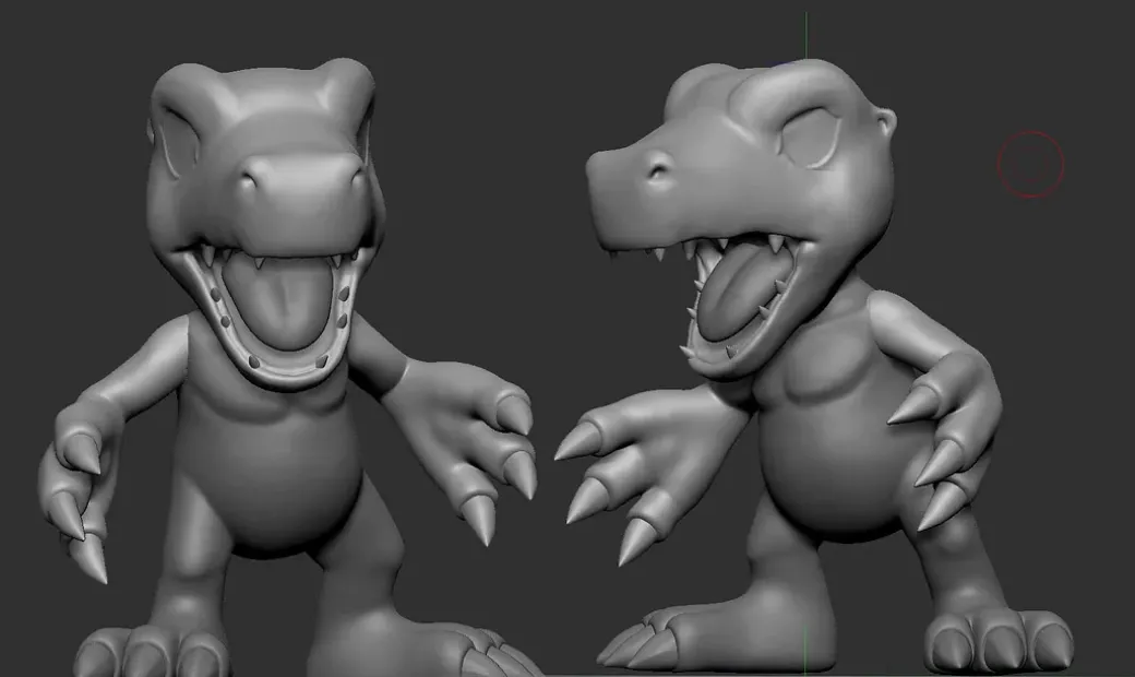 Agumon - Digimon Statue - DaiXiaoSi