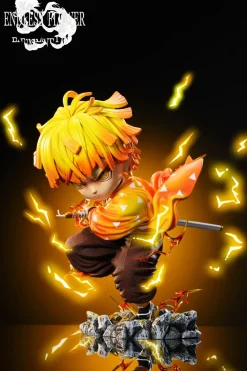 Ai Anime Series 001 Zenitsu Agatsuma - Demon Slayer: Kimetsu no Yaiba Resin Statue - Endless Flower Studio