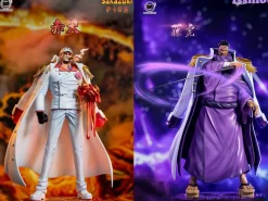 Akainu/ Sakazuki & Issho - ONE PIECE Resin Statue - Black Studios