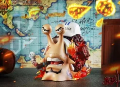Akainu/ Sakazuki, Nightmare Luffy, Young Whitebeard/ Edward Newgate, Wanderer Aokiji/ Kuzan's DenDen Mushi - ONE PIECE Resin Statue - TOP-Studios
