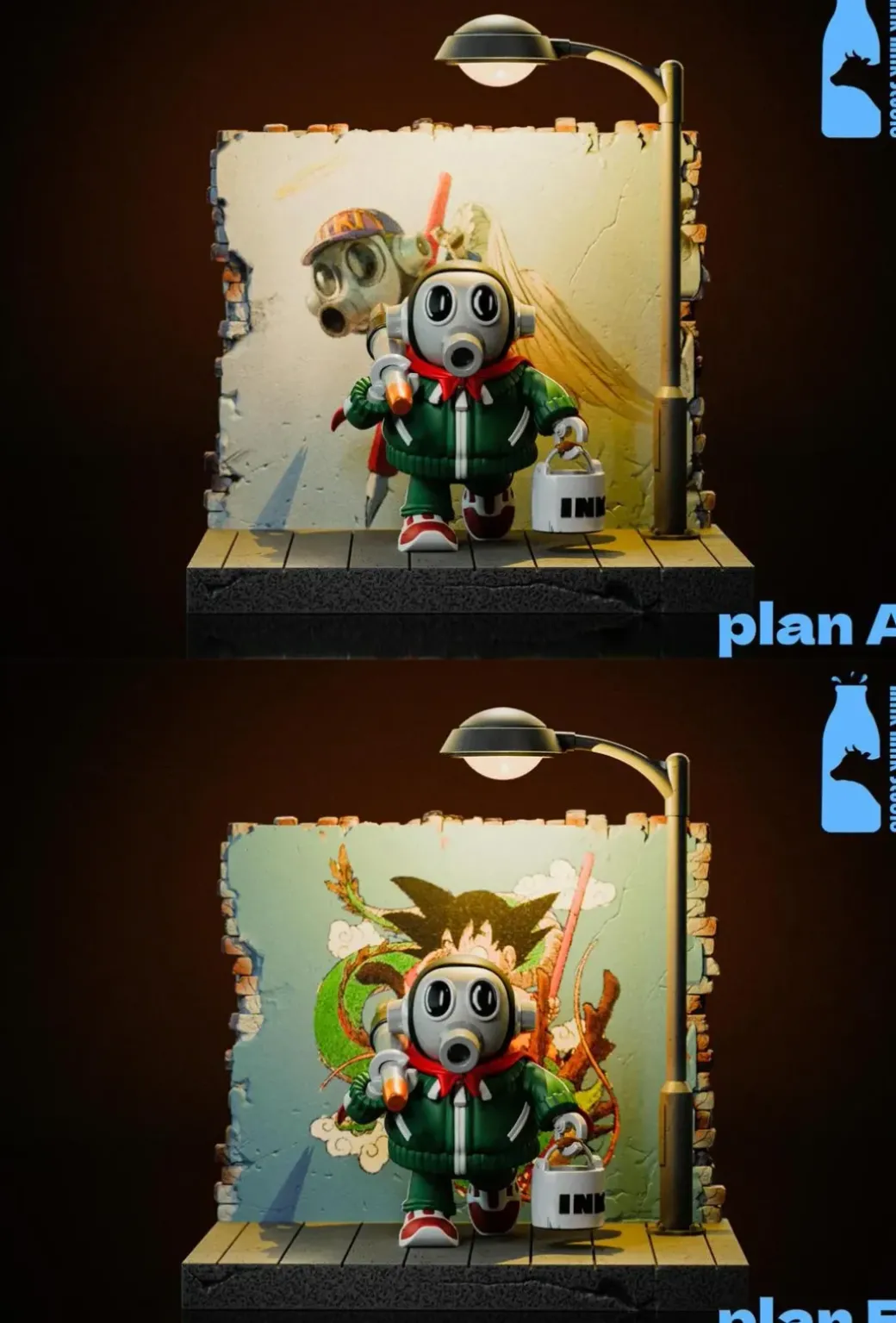 Akira Toriyama with LED - Dragon Ball Resin Statue - MM Studio