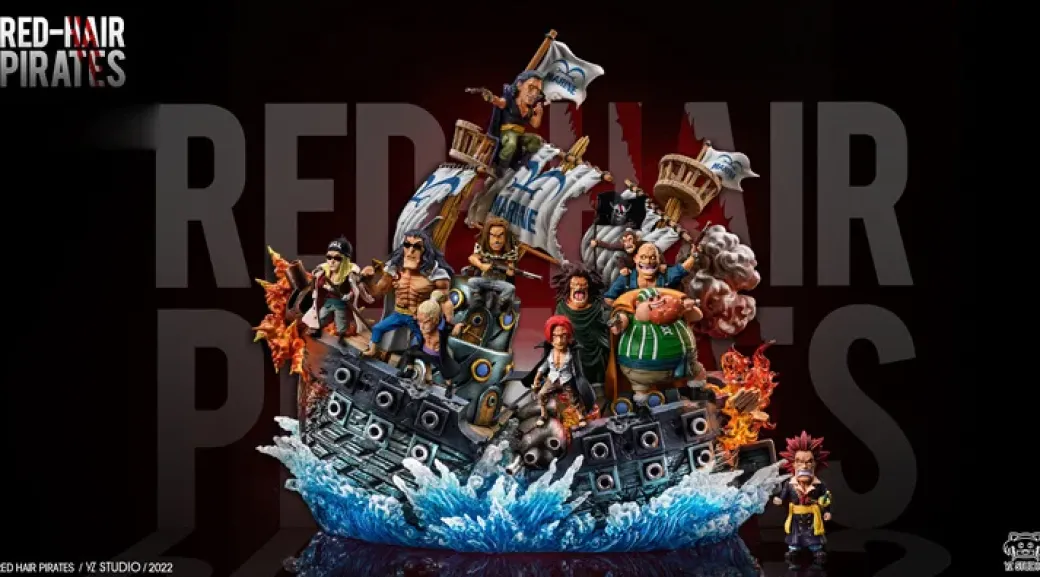 All members of Red Hair Pirates - ONE PIECE Resin Statue - YZ Studios