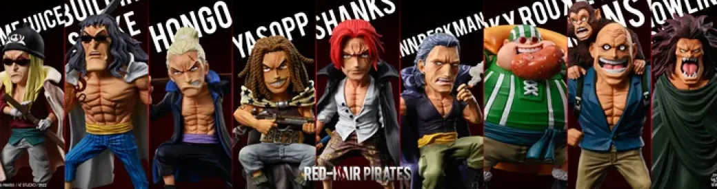 All members of Red Hair Pirates - ONE PIECE Resin Statue - YZ Studios