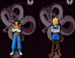 Android 17 & Android 18 - Dragon Ball Resin Statue - MoGai Studio