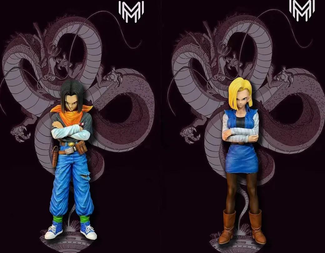 Android 17 & Android 18 - Dragon Ball Resin Statue - MoGai Studio