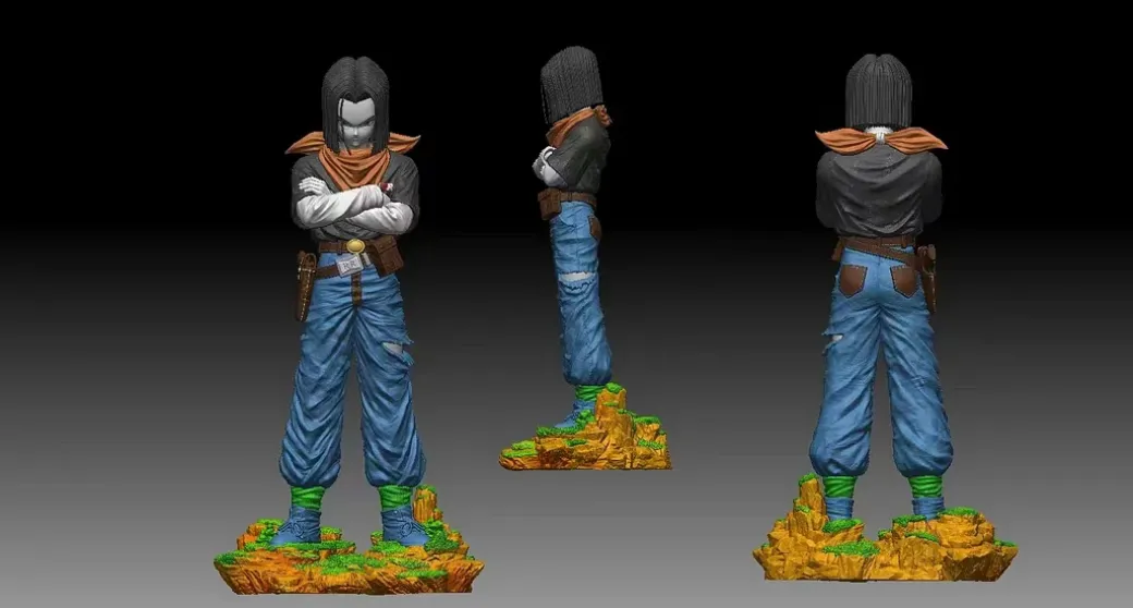 Android 17 & Android 18 - Dragon Ball Resin Statue - MoGai Studio