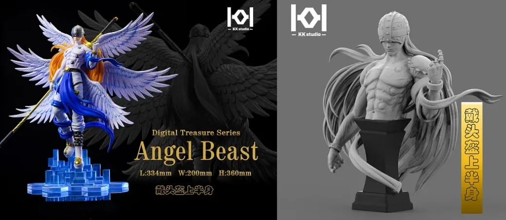 Angemon - Digimon Resin Statue - KK Studio