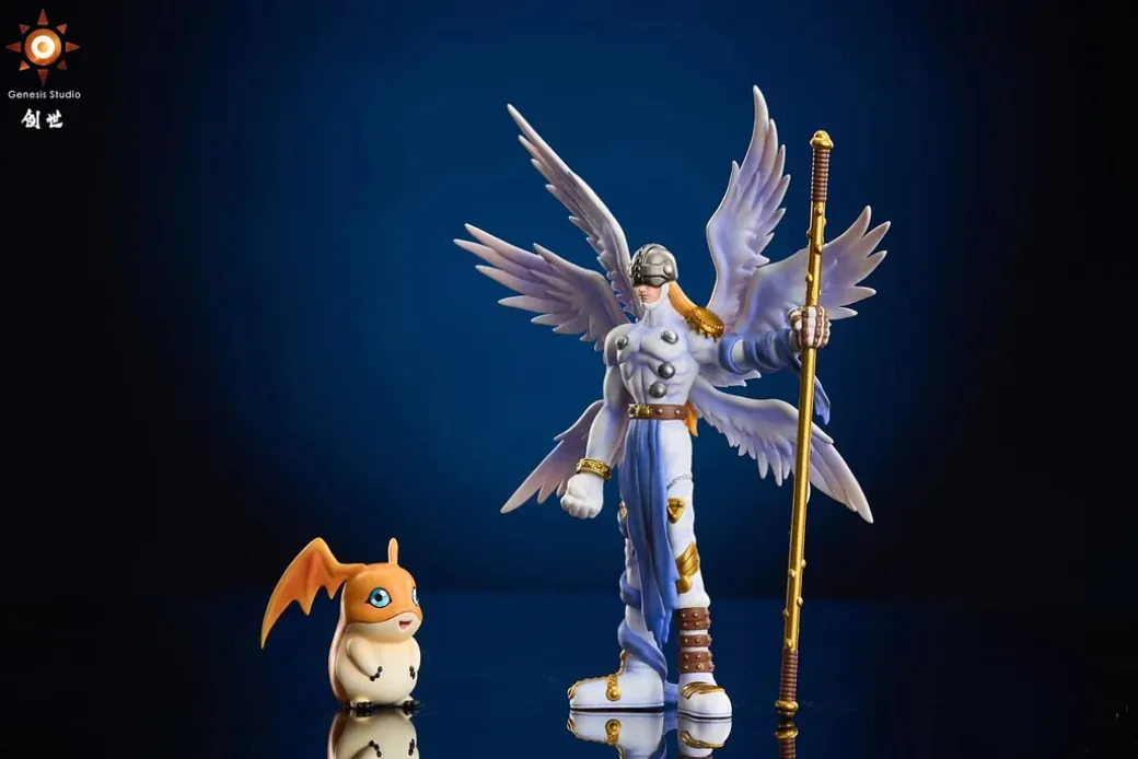 Angemon & Patamon - Digimon Resin Statue - Genesis-Studio