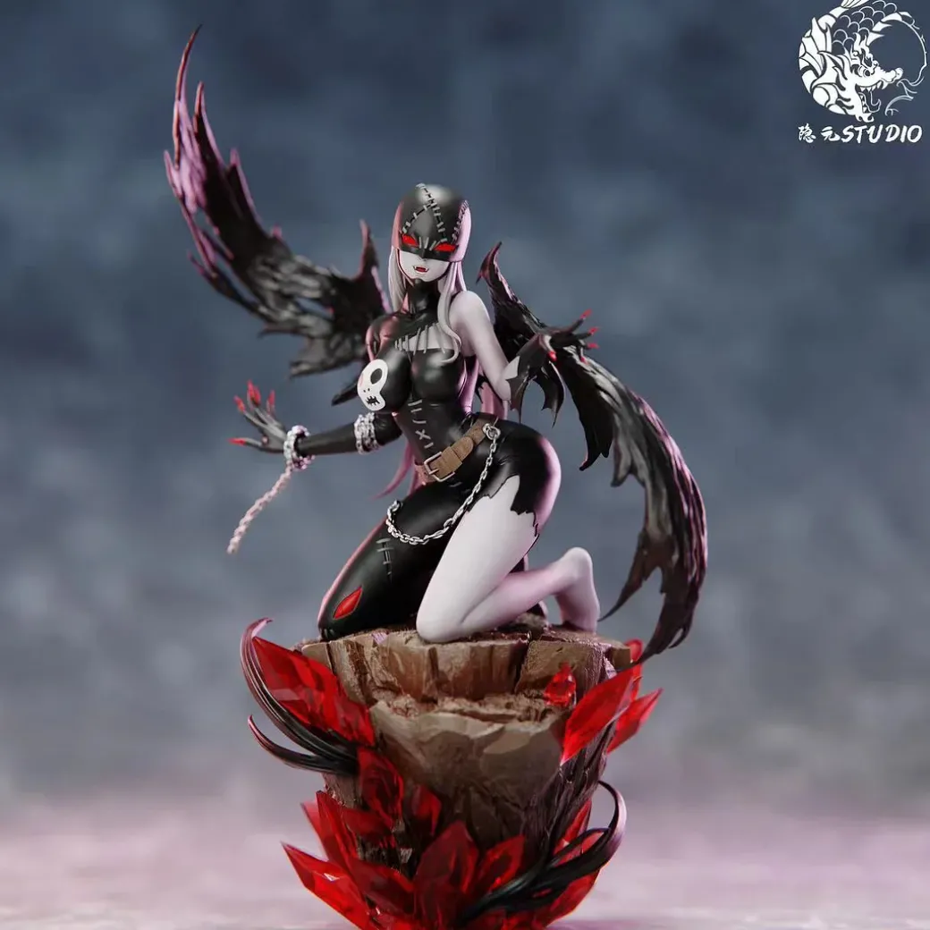Angewomon & Lady Devimon - Digimon Resin Statue - YinYuan Studios