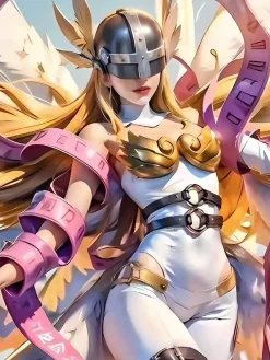 Angewomon Decorative Painting - Digimon - Xingkong Studio